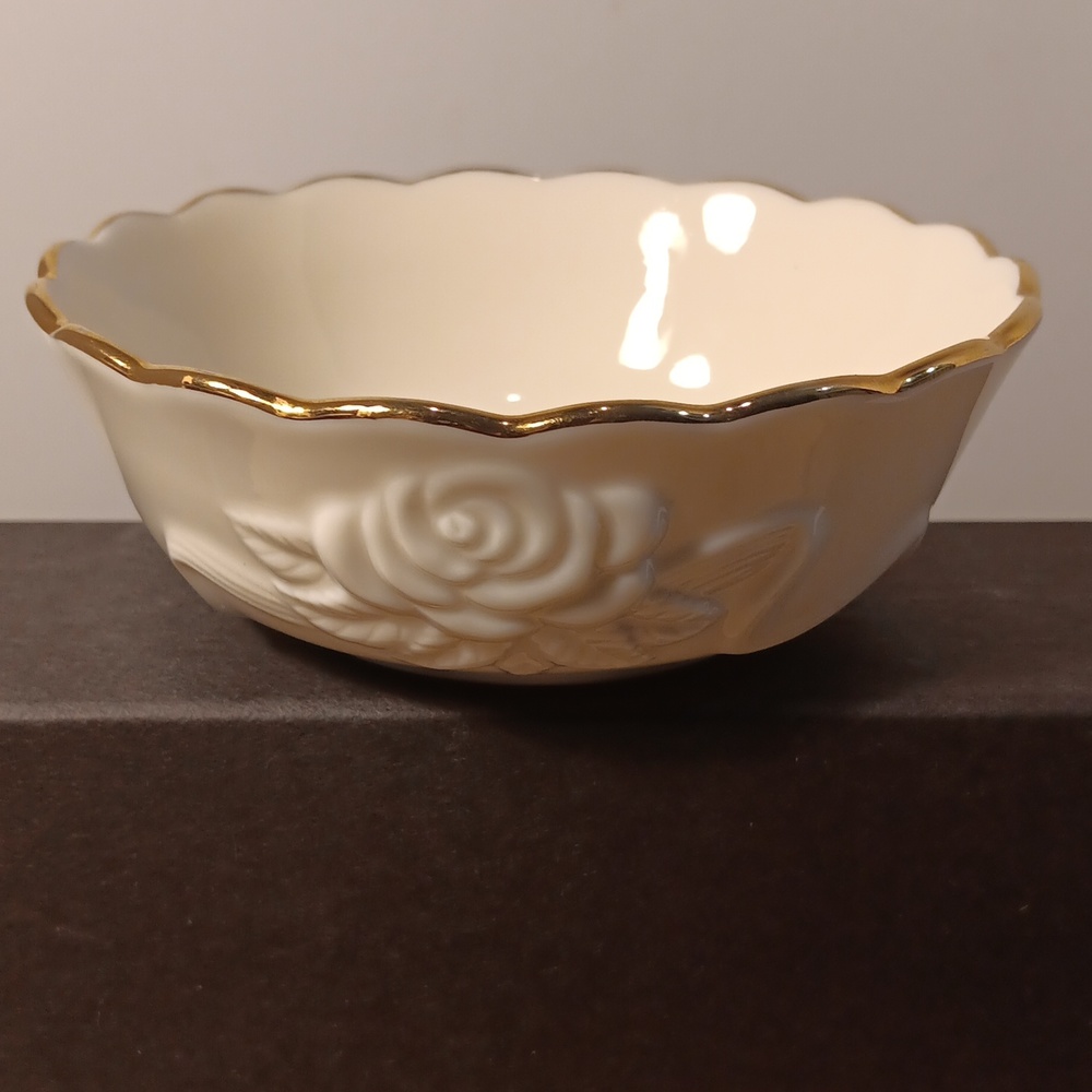 Lenox Rosewood Blossom Candy Dish